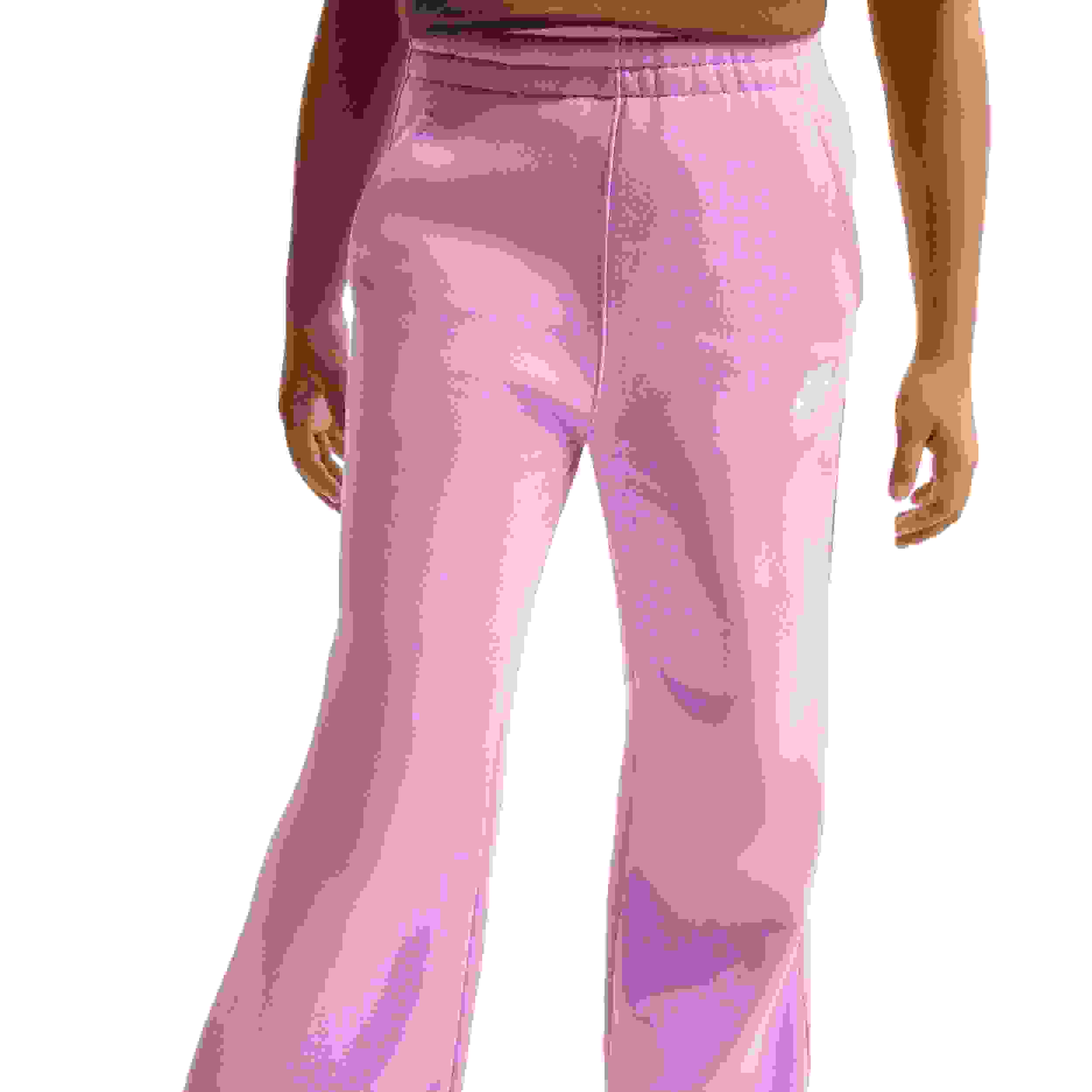 Nike Sportswear Cub Fleece Big Girls' Wide-Leg Lt Magenta LBR Pants